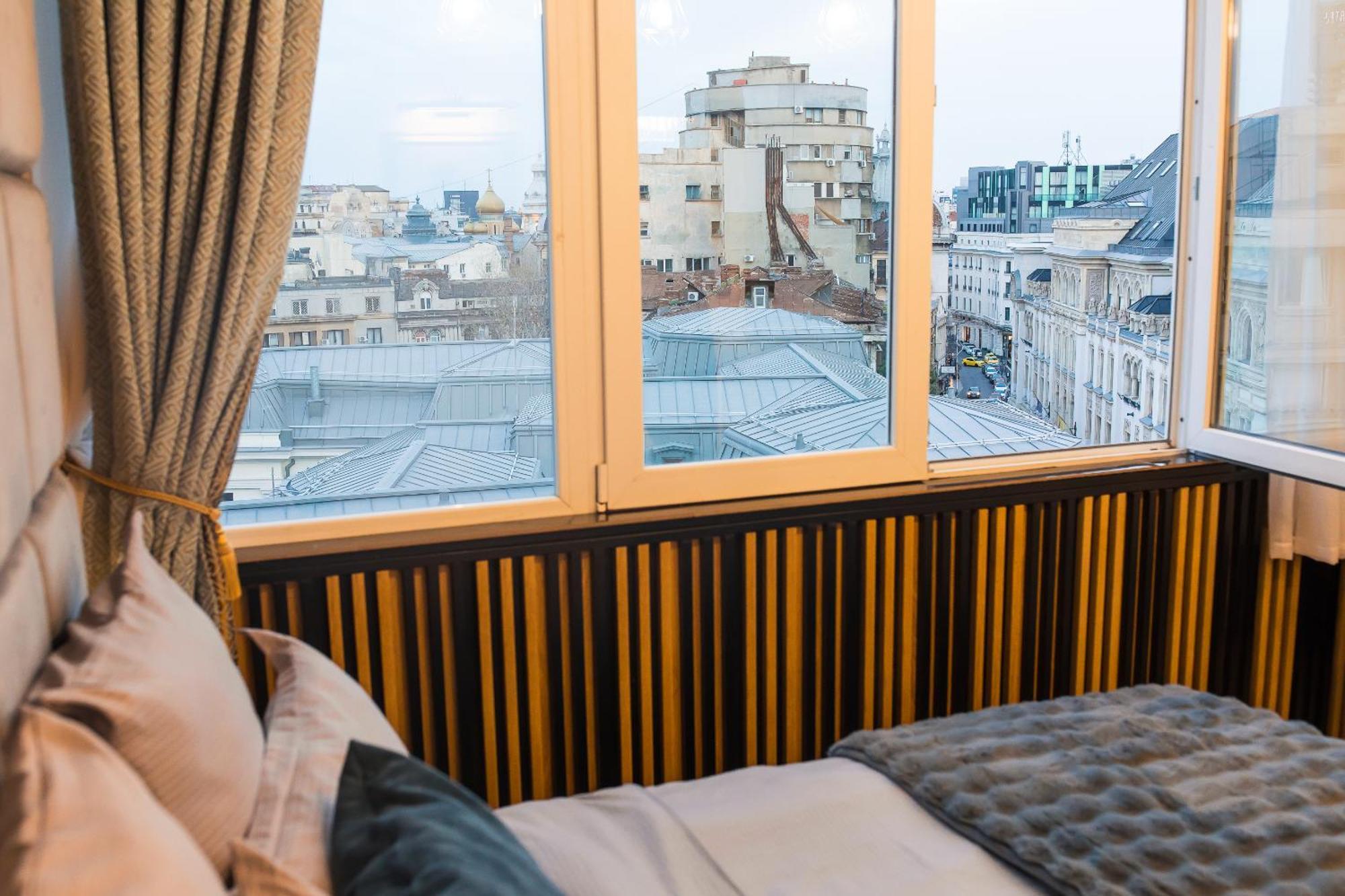 Royalty Apt With City Views On Calea Victoriei Bucarest Exterior foto